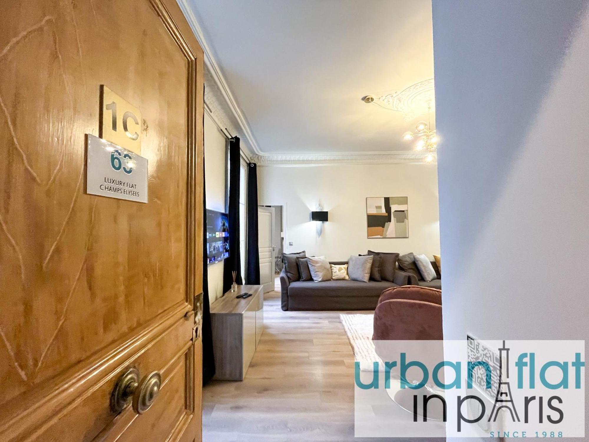Urban Flat 63 - Beautiful 3 Bedroom Flat Champs-Elysees ปารีส ภายนอก รูปภาพ